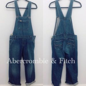 Abercrombie & Fitch Classic Blue Women's Overalls
